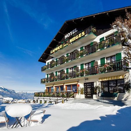 Hotel Le Caprice Des Neiges Combloux Zewnętrze zdjęcie