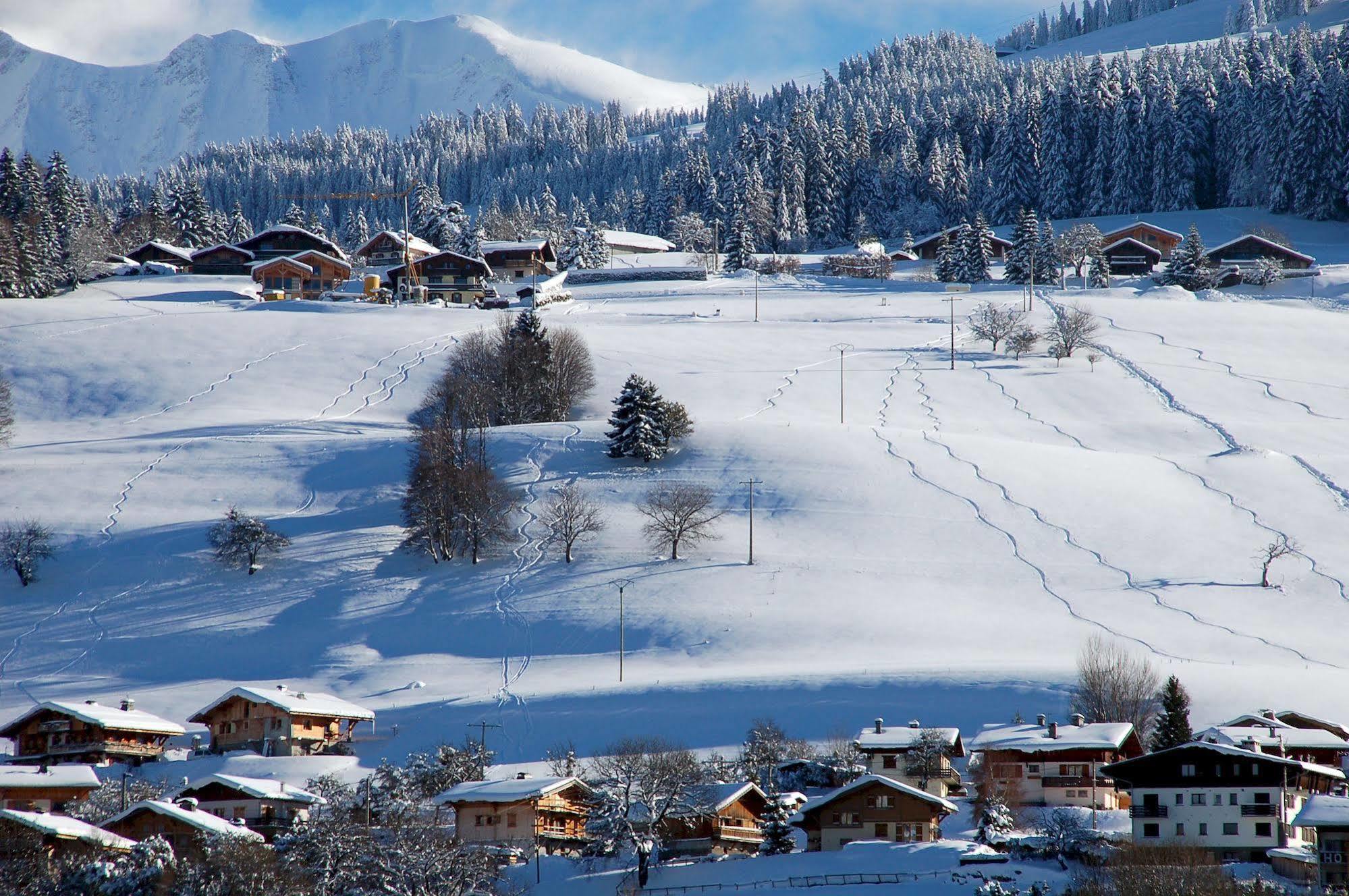 Hotel Le Caprice Des Neiges Combloux Zewnętrze zdjęcie